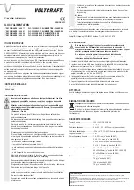 Предварительный просмотр 3 страницы VOLTCRAFT PLC-1000S Operating Instructions