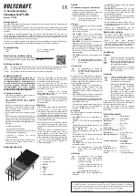 Preview for 4 page of VOLTCRAFT PS-200 Operating Instructions