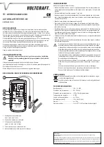 Предварительный просмотр 4 страницы VOLTCRAFT RT-100 Operating Instructions