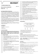 VOLTCRAFT SDC 2412-5 Operating Instructions Manual preview