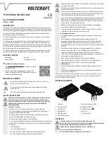 Preview for 3 page of VOLTCRAFT SL-10 Operating Instructions Manual