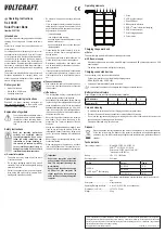 Предварительный просмотр 2 страницы VOLTCRAFT SL-100VC Operating Instructions