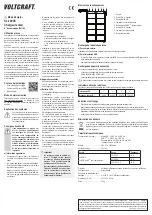 Предварительный просмотр 3 страницы VOLTCRAFT SL-100VC Operating Instructions