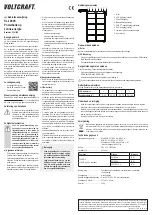 Предварительный просмотр 4 страницы VOLTCRAFT SL-100VC Operating Instructions