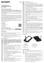 VOLTCRAFT SL-10C Operating Instructions Manual предпросмотр