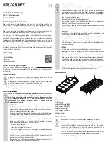 VOLTCRAFT SL-11 Operating Instructions Manual предпросмотр