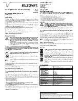 Preview for 2 page of VOLTCRAFT SLC-100 Operating Instructions