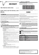 Предварительный просмотр 2 страницы VOLTCRAFT SMP-20A Operating Instructions