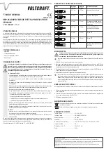 Предварительный просмотр 3 страницы VOLTCRAFT SMP-36 Operating Instructions