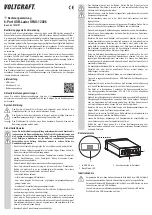 Предварительный просмотр 1 страницы VOLTCRAFT SPAS-12006 Operating Instructions Manual