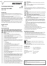 Предварительный просмотр 2 страницы VOLTCRAFT SPAS-3400/2 Operating Instructions