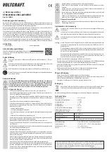 VOLTCRAFT SPAS-4800/4-N Operating Instructions предпросмотр