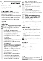 Предварительный просмотр 1 страницы VOLTCRAFT SPS-1200/R Operating Instructions