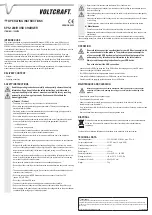 Предварительный просмотр 2 страницы VOLTCRAFT SPS-1200/R Operating Instructions