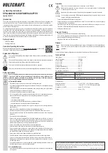 Предварительный просмотр 2 страницы VOLTCRAFT SPS-2400/2+WH Operating Instructions