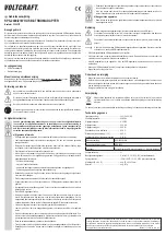 Предварительный просмотр 4 страницы VOLTCRAFT SPS-2400/2+WH Operating Instructions