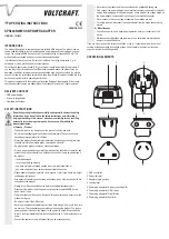 Предварительный просмотр 3 страницы VOLTCRAFT SPS2400/WW Operating Instructions Manual