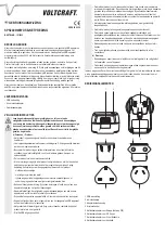 Предварительный просмотр 7 страницы VOLTCRAFT SPS2400/WW Operating Instructions Manual