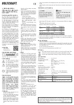 VOLTCRAFT UC-2ACX001 Operating Instructions предпросмотр