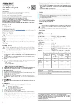 Предварительный просмотр 2 страницы VOLTCRAFT UC-2ACX002 Operating Instructions