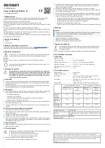 Предварительный просмотр 3 страницы VOLTCRAFT UC-2ACX002 Operating Instructions