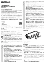 VOLTCRAFT USB-C USBC-60 Operating Instructions Manual предпросмотр