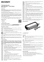 Предварительный просмотр 3 страницы VOLTCRAFT USB-C USBC-60 Operating Instructions Manual