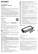 Предварительный просмотр 7 страницы VOLTCRAFT USB-C USBC-60 Operating Instructions Manual