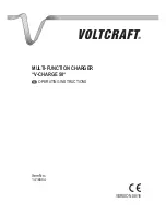 VOLTCRAFT V-CHARGE 50 Operating Instructions Manual предпросмотр