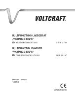 Предварительный просмотр 1 страницы VOLTCRAFT V-CHARGE 80GPS Operating Instructions Manual