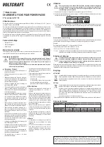 Предварительный просмотр 3 страницы VOLTCRAFT VC-10715780 Operating Instructions