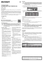 Предварительный просмотр 4 страницы VOLTCRAFT VC-10715780 Operating Instructions