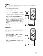 Preview for 79 page of VOLTCRAFT VC-125 Operating Instructions Manual