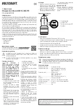 Предварительный просмотр 3 страницы VOLTCRAFT VC-30CC-PD Operating Instructions