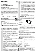 Предварительный просмотр 1 страницы VOLTCRAFT VC-30WC-PD Operating Instructions