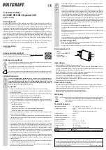 Предварительный просмотр 4 страницы VOLTCRAFT VC-30WC-PD Operating Instructions