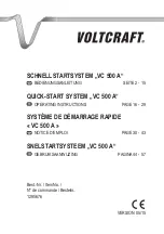 VOLTCRAFT VC 500 A Operating Instructions Manual preview