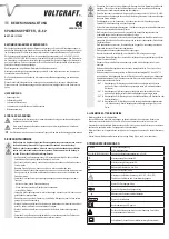 Preview for 1 page of VOLTCRAFT VC-62 Operating Instructions Manual