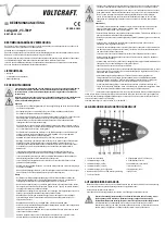 VOLTCRAFT VC-7000 Operating Instructions Manual предпросмотр