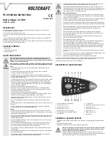 Preview for 3 page of VOLTCRAFT VC-7000 Operating Instructions Manual