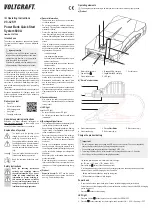 Предварительный просмотр 3 страницы VOLTCRAFT VC-CJS11 Operating Instructions Manual