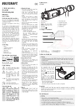 Предварительный просмотр 1 страницы VOLTCRAFT VC-CJS61 Operating Instructions Manual