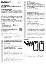 VOLTCRAFT VC-PB-PD45 W Operating Instructions Manual предпросмотр