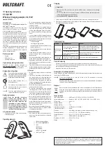 Предварительный просмотр 2 страницы VOLTCRAFT VC-QI-15W Operating Instructions