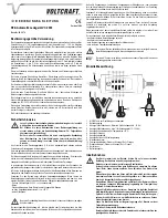 VOLTCRAFT VC2000 Operating Instructions Manual preview