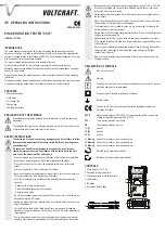 Preview for 3 page of VOLTCRAFT VC35 Operating Instructions Manual