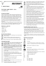 Preview for 5 page of VOLTCRAFT VC36 Operating Instructions Manual