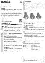 Предварительный просмотр 2 страницы VOLTCRAFT VMA-5LS 16 Operating Instructions