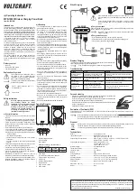 Preview for 2 page of VOLTCRAFT WPB-10000 Operating Instructions