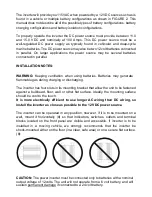 Preview for 4 page of Voltec Pro Pure Sine Wave Owner'S Manual